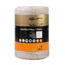 Vidoflex 9 blanc 1000m torsadé Fil, cordon, barbelé