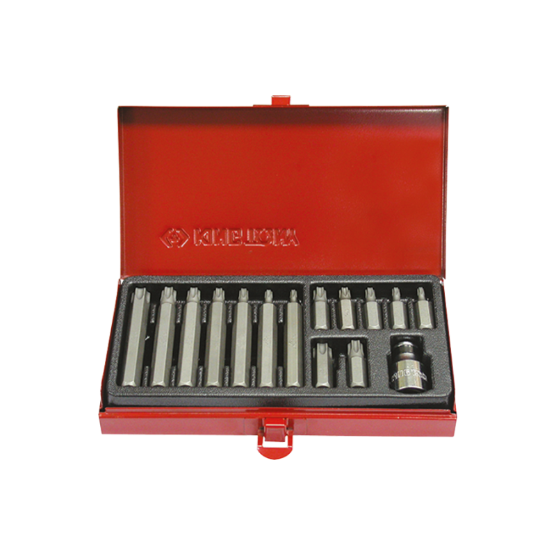 Coffret d'embouts tournevis TORX® 10mm - 15 pièces Embouts