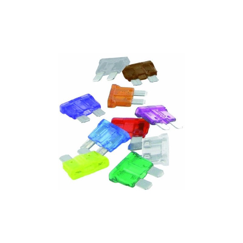 Fusible standard panaché transparents enfichables Fusibles