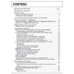 Manuel d'utilisateur tracteur Kubota MGX-III - Version digitale Manuels pour tracteurs