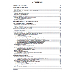 Manuel d'utilisateur tracteur Kubota M4062, M4072 DTH - Version digitale Manuels pour tracteurs