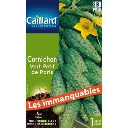 Graines cornichon vert petit de Paris Caillard Légumes