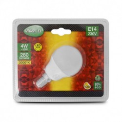 Ampoule LED E14 Bulb P45 4W 3000°K Ampoules