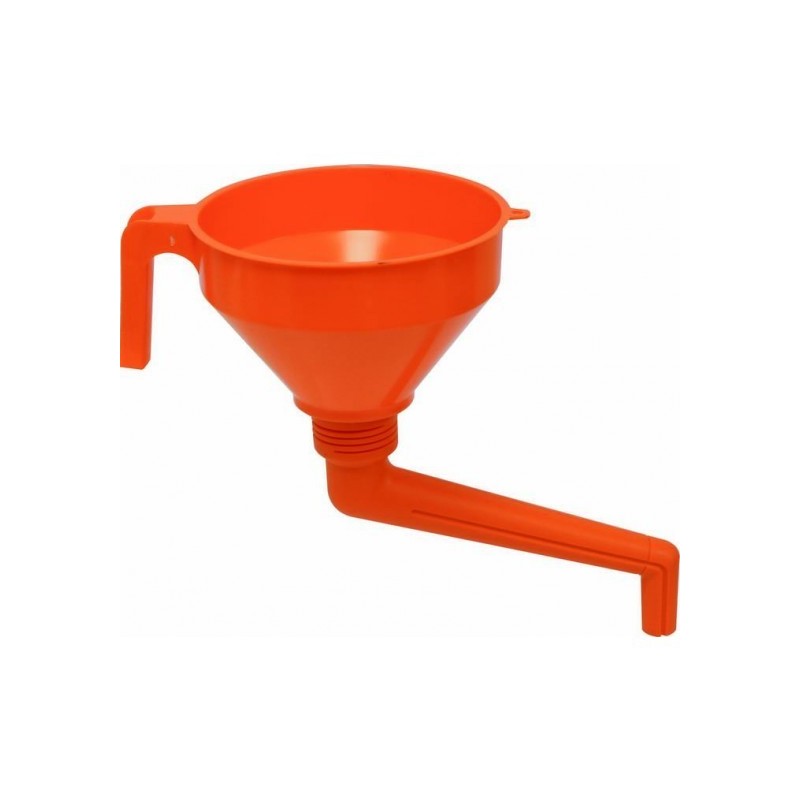 Entonnoir plastique double coude 160 mm Entonnoirs, brocs & jerricans
