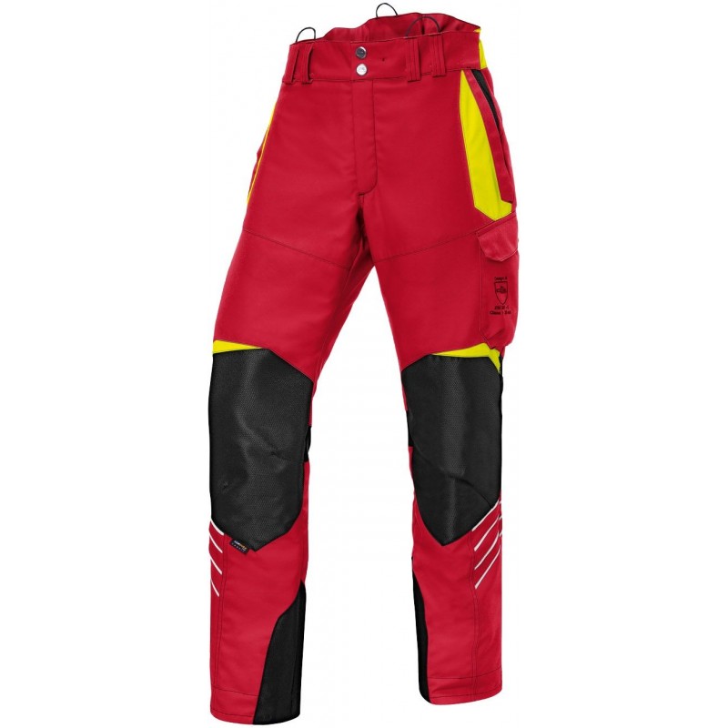 Pantalon anti-coupure Forest Kübler rouge Pantalons