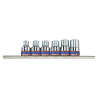 6 douilles 1/2" TORX® sur rail King Tony Douilles et accessoires
