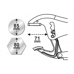 Pince-étau à becs longs King Tony Pinces