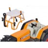 Tracteur Fendt déneigement orange Siku Tracteurs miniatures