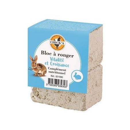 Bloc à ronger tous rongeurs Chick'a Aliments