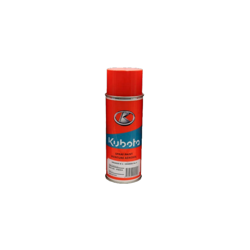 Peinture aérosol 400ml Kubota orange n°3 Peinture