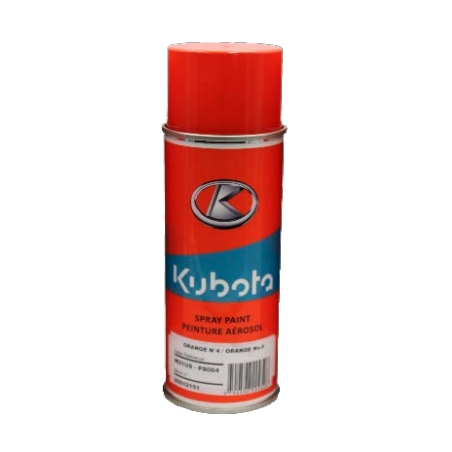 Peinture aérosol 400ml Kubota orange n°3 Peinture