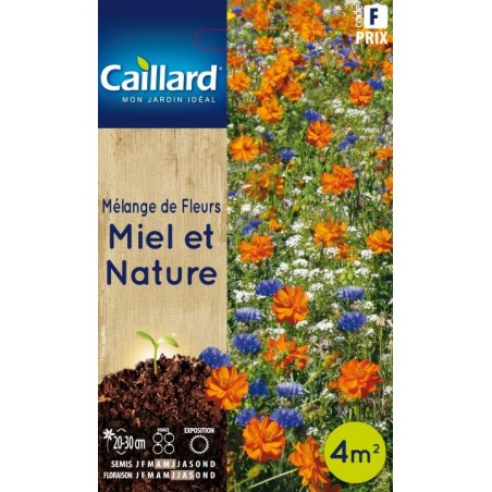 Graines mélange de fleurs Miel et nature Caillard Fleurs