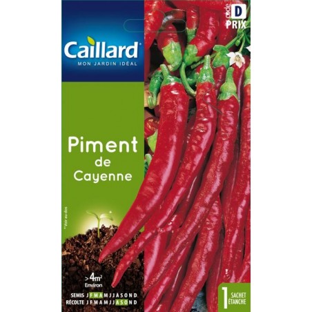 Graines piment de Cayenne Caillard Légumes