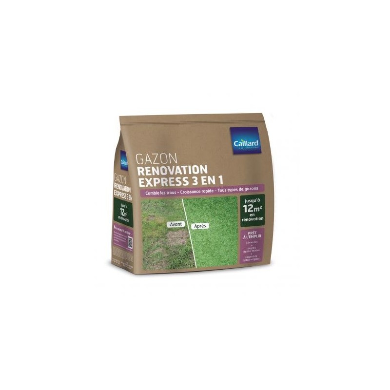 Gazon rénovation express 3 en 1 - 1 kg Caillard Gazon