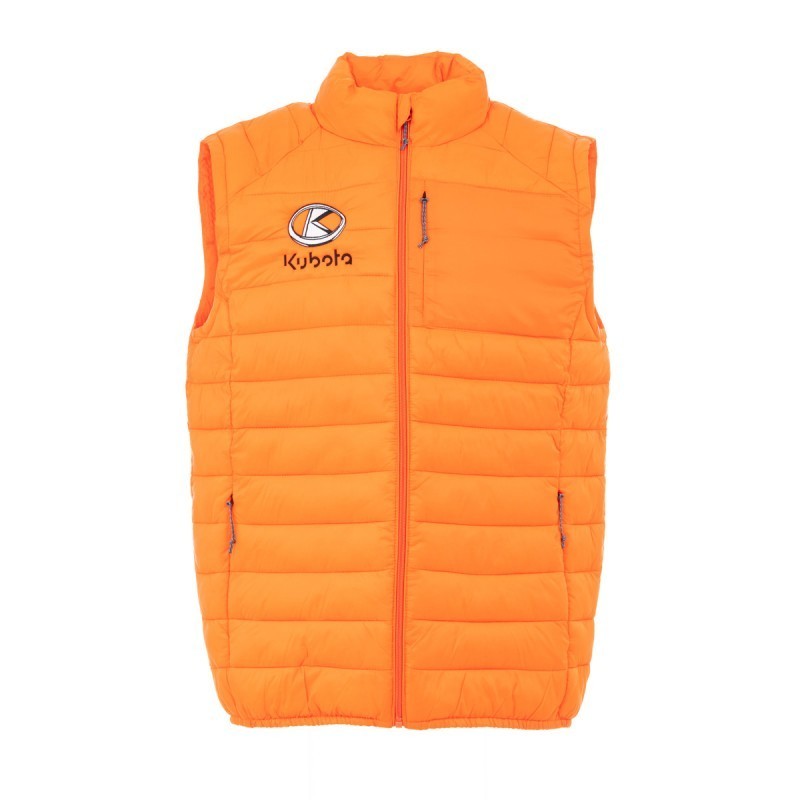 Doudoune unisexe sans manche Kubota orange Vestes