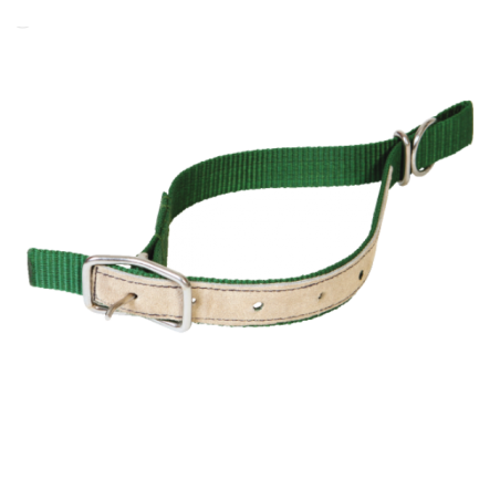 Collier mouton nylon vert Colliers