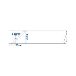 Dent de fourche Ø36 LG 1100 percée Ø12 Dents de fourches