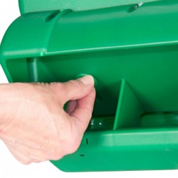 Mangeoire plastique clerver 10kg Mangeoires