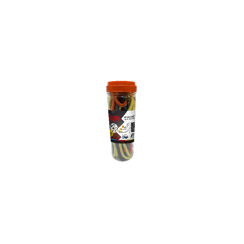 Lot de 6 sandows panachés 3 longueurs Cobaltix AMI SAP6 Sangles et élingues