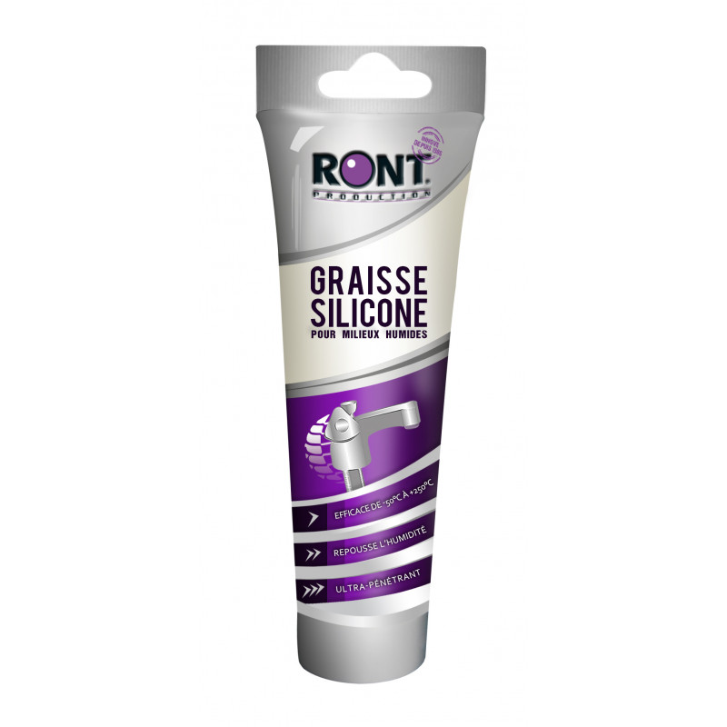 Graisse silicone pour milieux humides RONT tube 100g Graisse