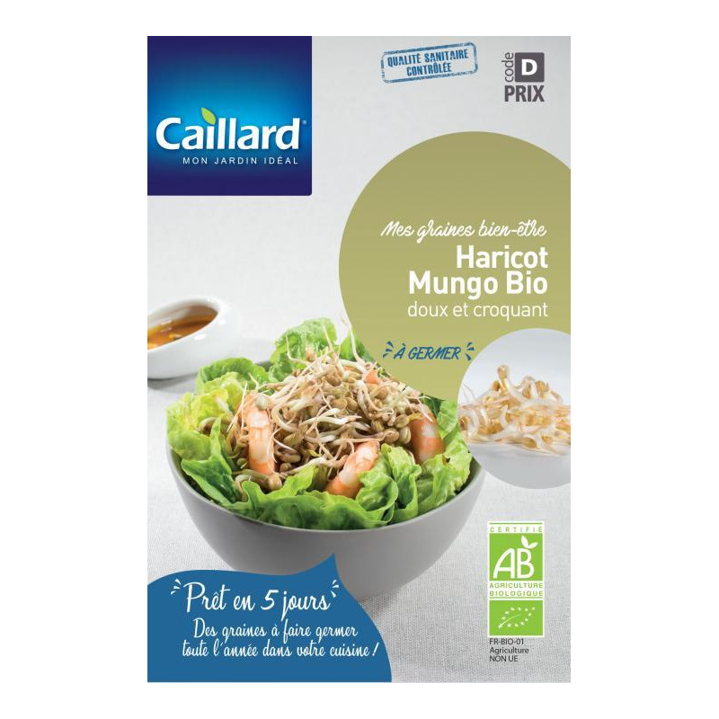 Graines Haricot Mungo à germer Caillard Graines à germer