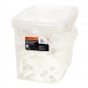 Isolateur de soutien W blanc, Super (175 pcs) Isolateurs piquets permanents