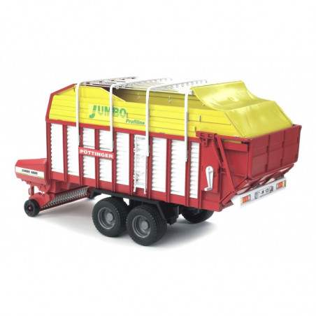 Remorque autochargeuse à foin Jumbo 6600 - Bruder 02214 Remorques miniatures
