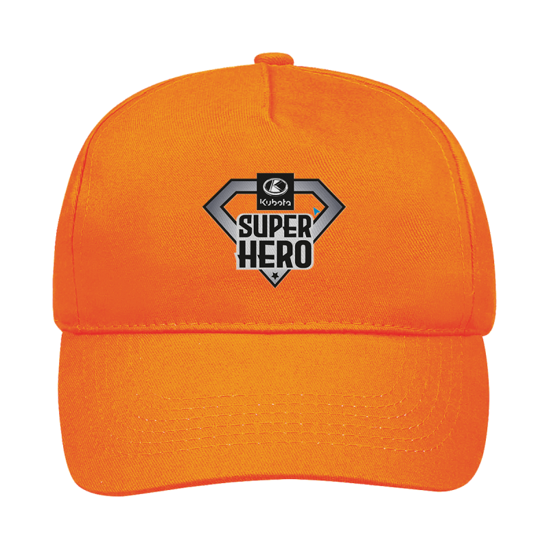 Casquette Kubota enfant orange Casquettes