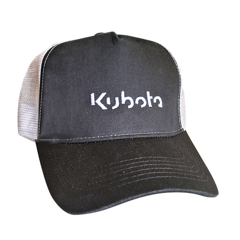 Casquette filet noir/gris Kubota Casquettes