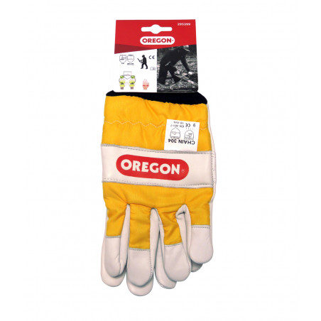 Gants de protection pour tronçonneuse Oregon Classe 0 Protection 2 mains Gants