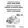 Manuel d'utilisateur tondeuse Kubota G18 HD / G21 HD - Version digitale Manuels espaces verts