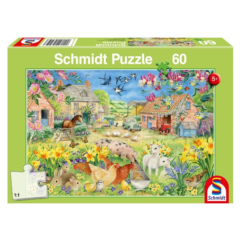 Puzzle Ma petite ferme Schmidt 60 pièces Puzzles & jeux de société