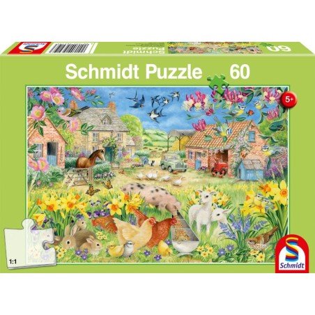 Puzzle Ma petite ferme Schmidt 60 pièces Puzzles & jeux de société