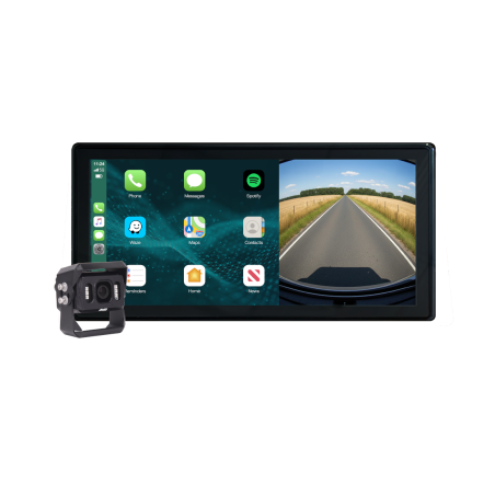 Kit AMS 10“ compatible Apple Carplay Android Auto 4 entrées + 1 caméra Kits vidéos