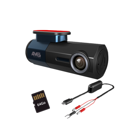 Kit AMS Dashcam Alimentation 12/24 V + Carte SD Caméras