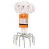 Isolateur à distance queue de cochon, blanc 17,5cm (10 pcs) Isolateurs à distance